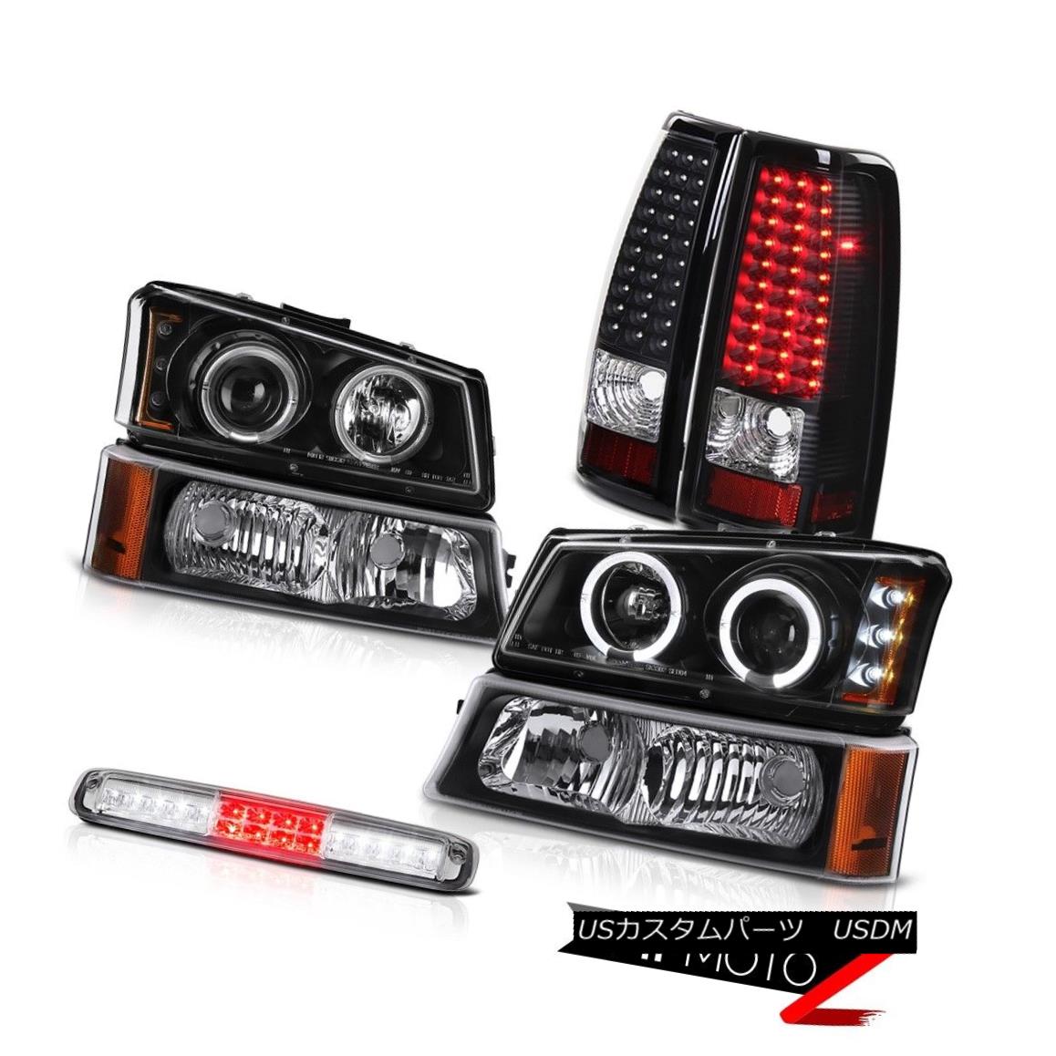 テールランプ 03 06 Silverado 1500 Bumper Lamp Euro Clear High Stop Light Headlamps Taillights 03 06 Silverado 1500バンパー火鑽りユーロクリアハイストップライトヘッドランプテールランプ Odeftg Com