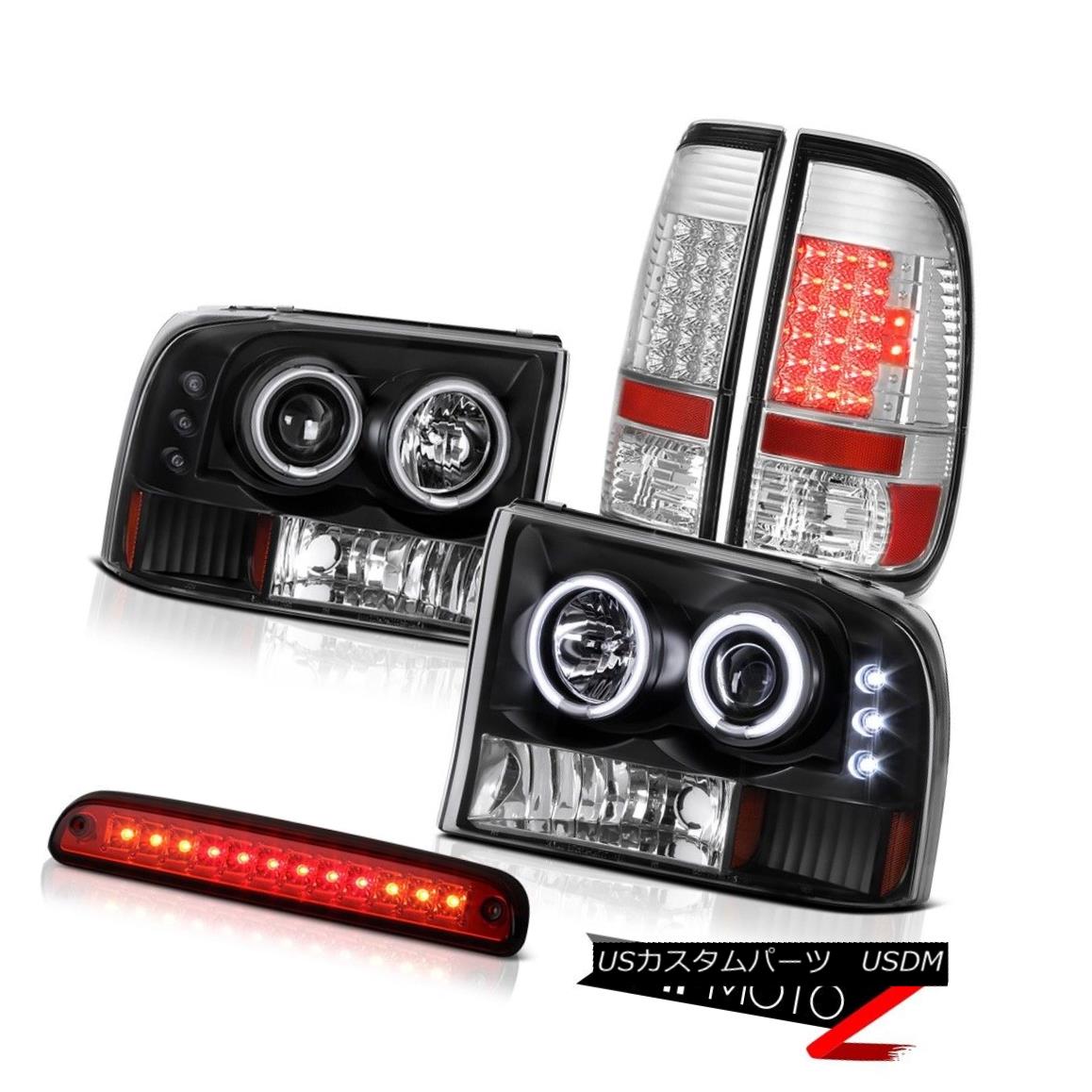 テールライト 918 Ccfl Led 車用品店車用品 バイク用品 Headlights F350 F350 Haloヘッドライトクリアled テールライトワインレッド第3ブレーキ World倉庫 Brake パーツ ライト ランプ Halo 99 04 Xl Third Red Tail Ccfl Lights Wine 99 04 Xl Clear テール