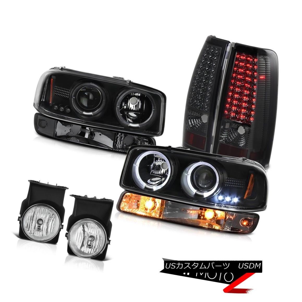 テールライト 2003-2006 GMC Sierra Foglights dark smoke taillights bumper lamp headlights SMD 2003 - 2006年GMCシエラフォグライティングダーク煙のテールライトバンパーランプヘッドライトSMD 【並行輸入品】