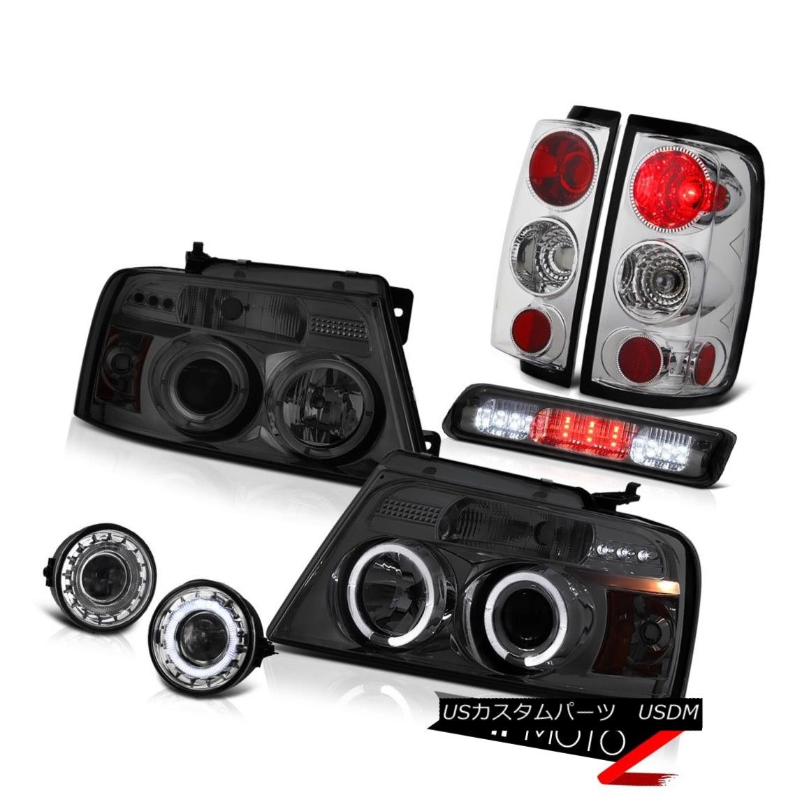テールライト 06-08 Ford F150 XL Euro Clear Fog Lights Roof Cab Light Headlights Taillamps LED 06-08 Ford F150 XLユーロクリアフォグライトルーフキャブライトヘッドライトトライアングルLED 【並行輸入品】
