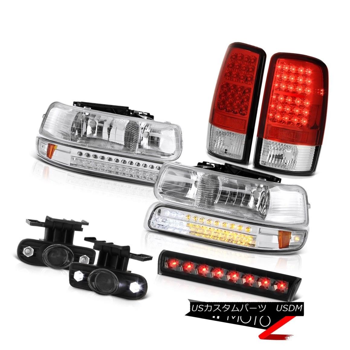 テールライト 2000-2006 Tahoe 4X4 Smoked roof cargo light fog lights red tail chrome Headlamps 2000-2006タホ4X4スモークルーフカーゴライトライトフォグライトレッドテールクロームヘッドランプ 【並行輸入品】