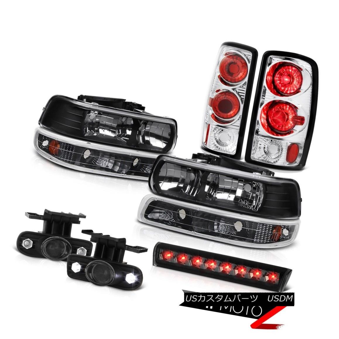 テールライト 00-06 Chevy Tahoe LS Smoked roof cab light fog lamps tail signal Headlights LED 00-06 Chevy Tahoe LSスモークルーフキャブライトフォグランプテールシグナルヘッドライトLED 【並行輸入品】