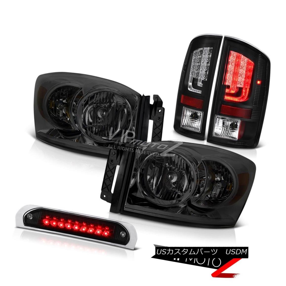 テールライト 06 Ram ブレーキ テールランプ パーツ Srt 10 Parking ブレーキ テールランプ Raven ライト ランプ 柔らかい Black Parking Brake Lights 3rd Light Headlamps Tron Tube 06ラムsrt 10レイブンブラックパーキングブレーキライト3rdライトヘッドランプ