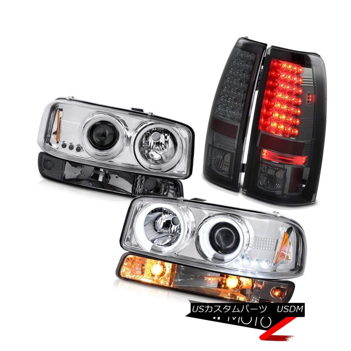 テールライト 99-02 Sierra GMT800 Titanium smoke smd taillights parking lamp ccfl headlamps 99-02 Sierra GMT800チタン煙smdテールライトパーキングランプccflヘッドライト 【並行輸入品】