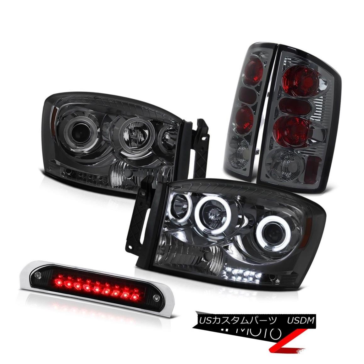 テールライト Halo DRL Headlights Altezza Tinted Tail Lamps Brake Cargo LED 2006 Ram SRT-10 Halo DRLヘッドライトAltezzaテールランプテールランプブレーキカーゴLED 2006 Ram SRT-10 【並行輸入品】