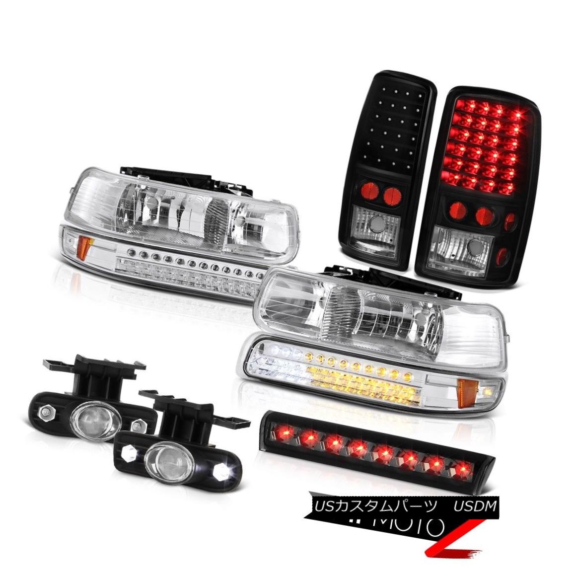 テールライト 00-06 Chevy Tahoe 4X4 High stop lamp euro clear fog lamps taillights headlights 00-06 Chevy Tahoe 4X4ハイストップランプユーロクリアフォグランプテールライトヘッドライト 【並行輸入品】