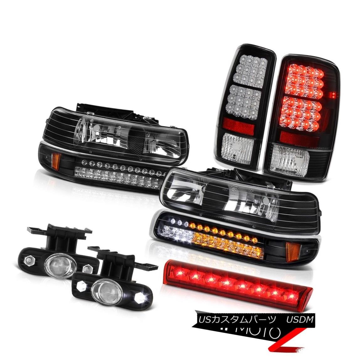 テールライト 2000-2006 Tahoe LT Roof brake light crystal clear foglamps taillamps headlamps 2000年から2006年までのTahoe LTルーフブレーキライトのクリスタルクリアフォグランプテールランプヘッドランプ 【並行輸入品】 65,824円