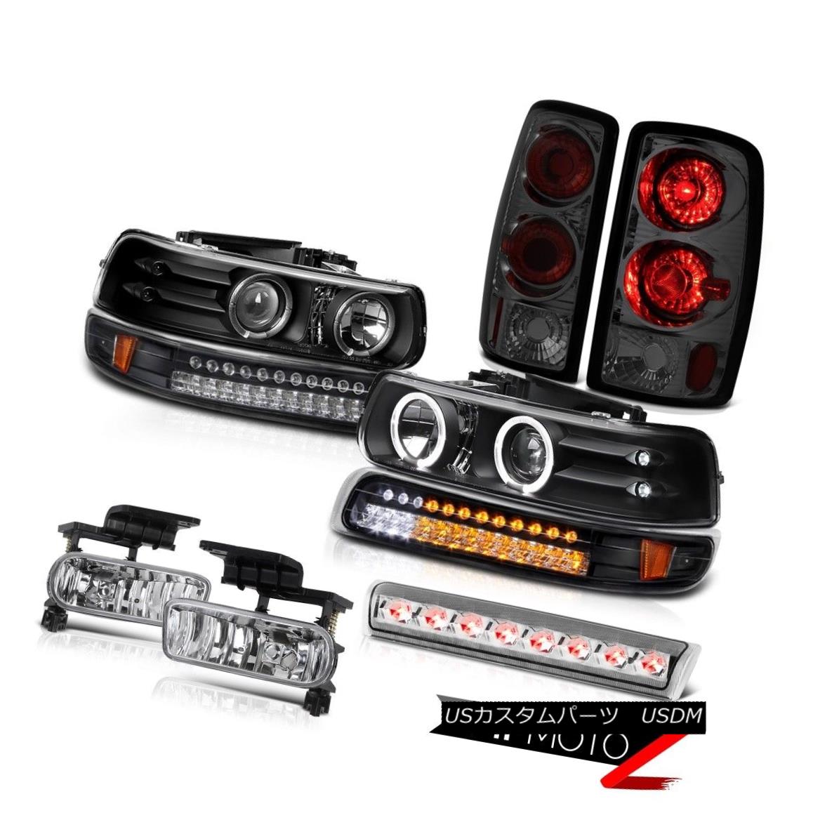 テールライト 00-06 Chevy Suburban LS Roof cab lamp fog lights tail black bumper Headlamps 00-06シボレー郊外LS屋根のタクシーランプフォグライトテールブラックバンパーヘッドランプ 【並行輸入品】