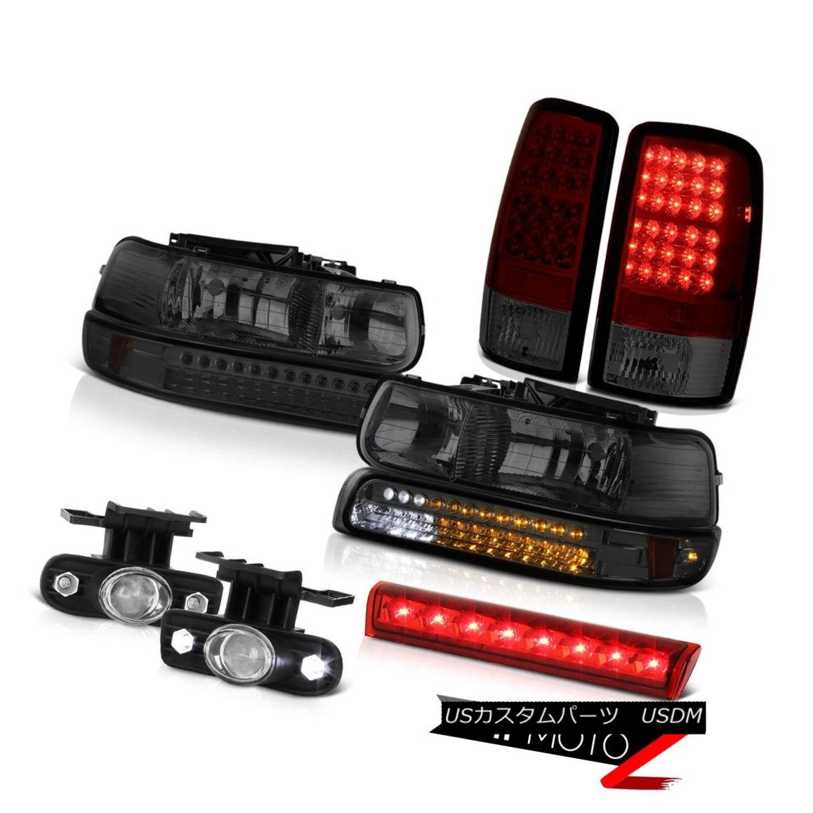 テールライト 2000-2006 Tahoe LS Red high stop light sterling chrome fog lamps tail Headlamps 2000-2006タホLSレッドハイストップライトストップクロームフォグランプテールヘッドランプ 【並行輸入品】