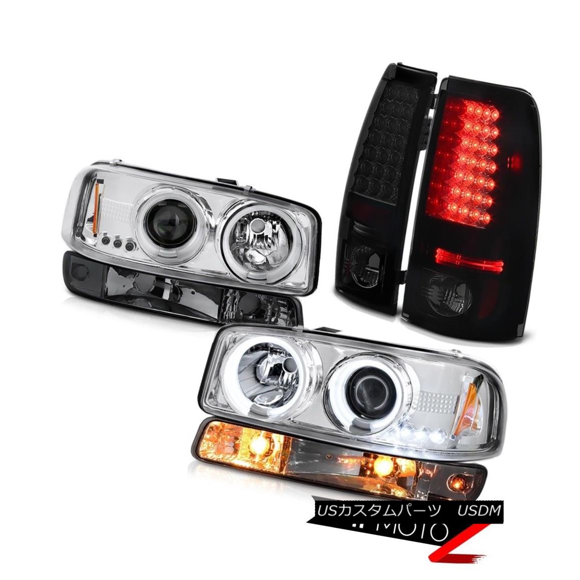 テールライト 99 00 01 02 Sierra SL LED tail brake lights smokey signal lamp ccfl headlights 99 00 01 02 Sierra SL LEDテールブレーキライトスモーシグナルランプccflヘッドライト 【並行輸入品】