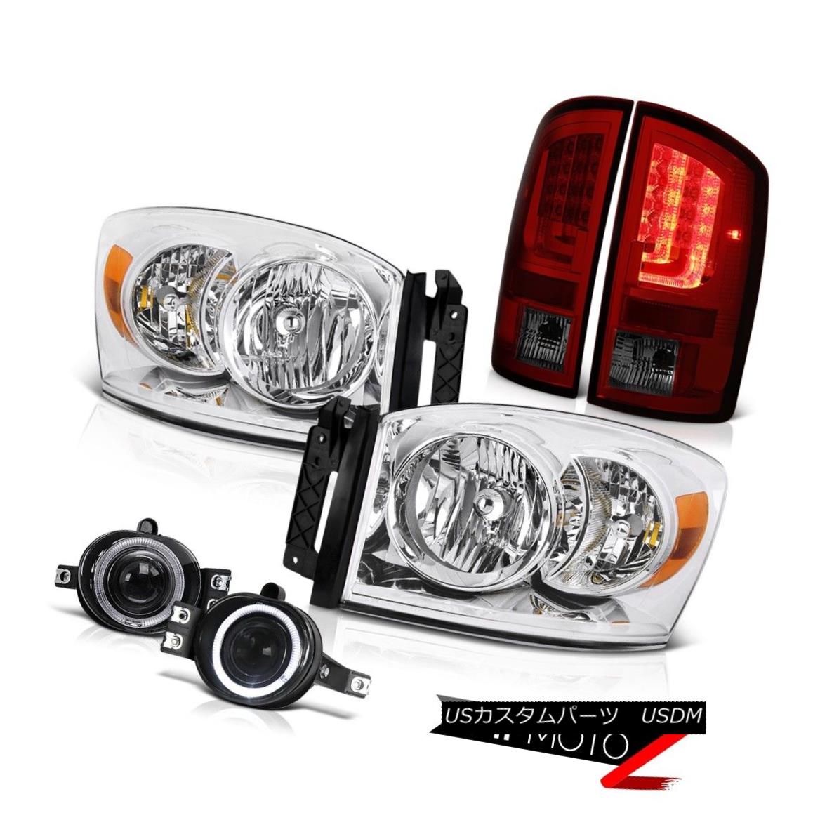 テールライト 2007-2009 Dodge Ram 3500 ST Tail Lights Headlights Fog Neon Tube Factory STyle 2007-2009 Dodge Ram 3500 STテールライトヘッドライトフォグネオンチューブファクトリーSTyle 【並行輸入品】