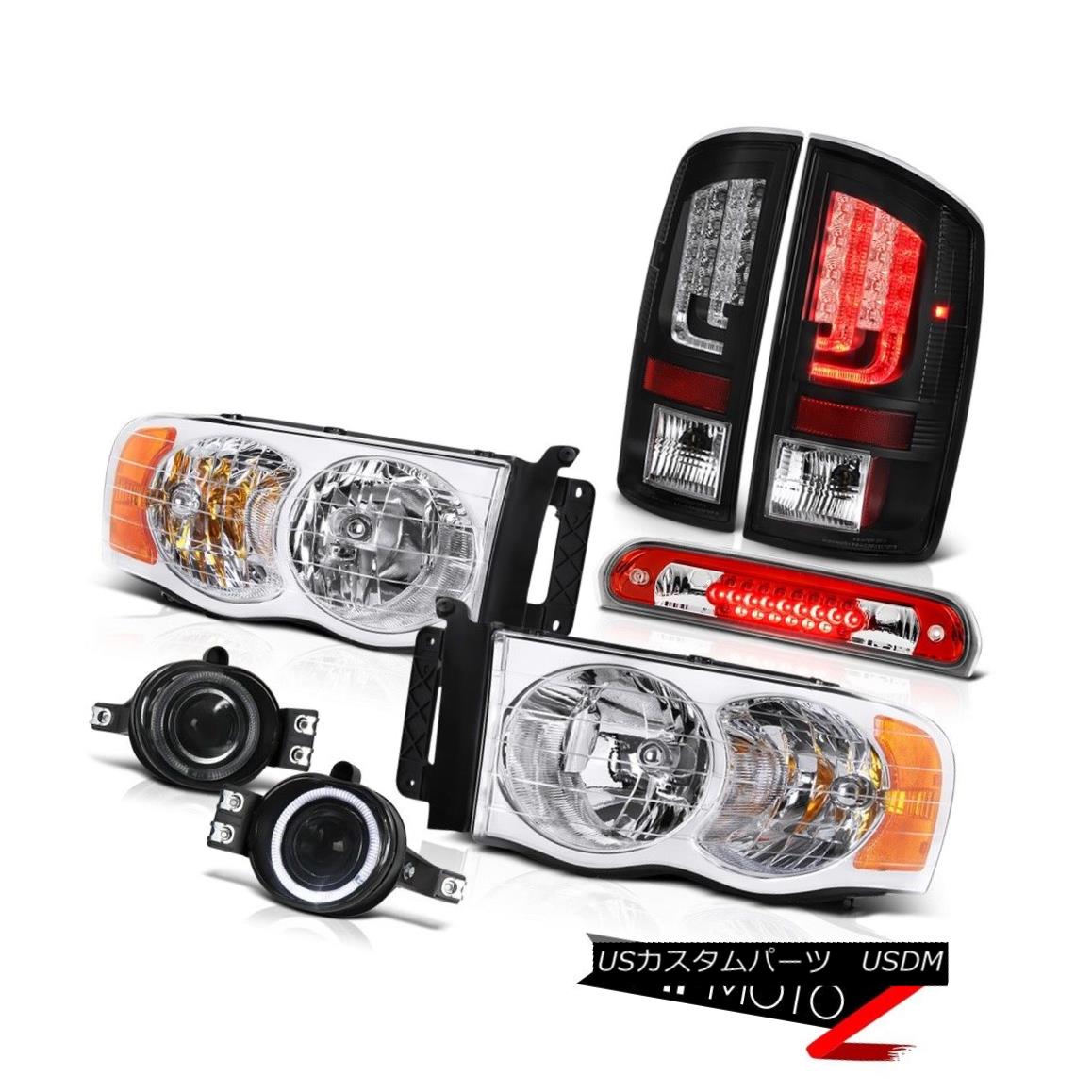 テールライト 02-05 Dodge Ram 1500 2500 SLT Tail Lamps Headlights Fog Roof Cab Lamp Tron Tube 02-05ダッジラム1500 2500 SLTテールランプヘッドライトフォグルーフキャブランプトロンチューブ 【並行輸入品】