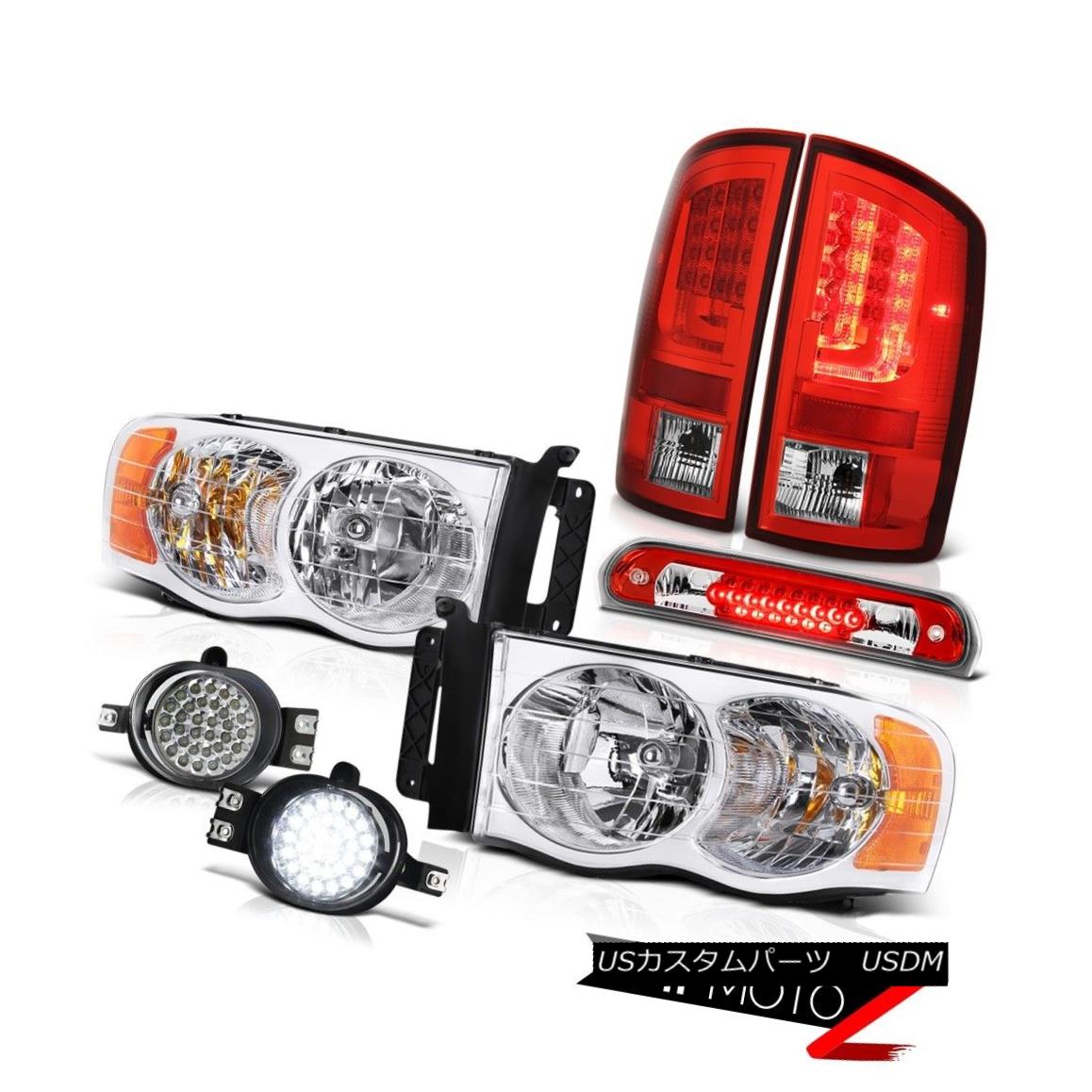 テールライト 2002-2005 Dodge Ram 1500 SLT Tail Lights Headlamps Fog High STop Lamp Tron Tube 2002-2005ダッジラム1500 SLTテールライトヘッドランプフォグハイSTopランプトロンチューブ 【並行輸入品】