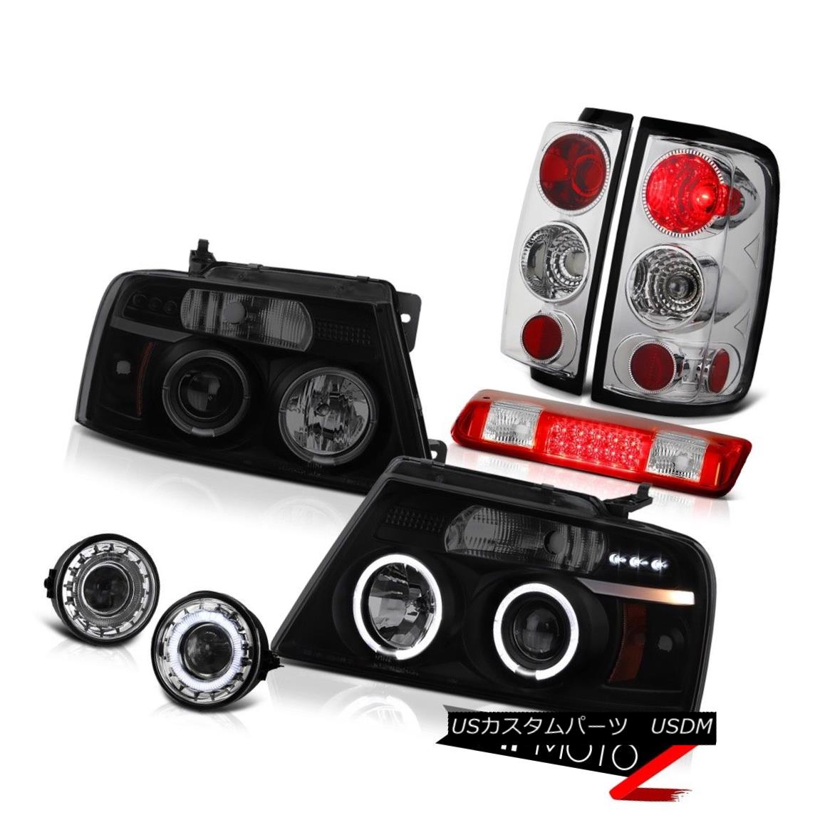 テールライト 06-08 Ford F150 XLT Foglamps Red Clear 3rd Brake Light Headlamps Taillights Euro 06-08 Ford F150 XLT Foglampsレッドクリア3rdブレーキライトヘッドランプユーロ 【並行輸入品】