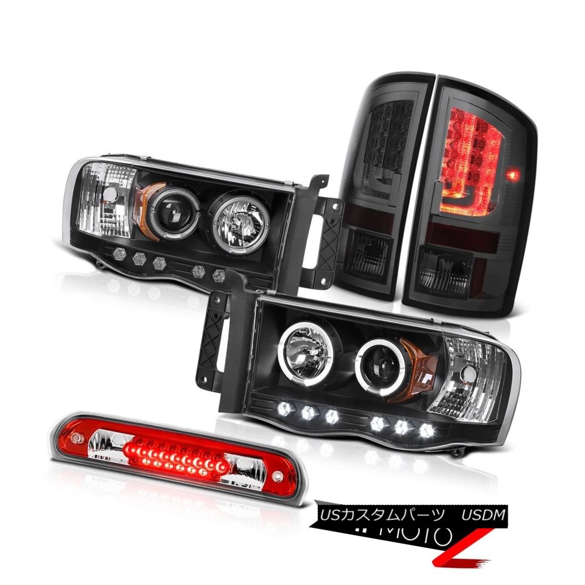 テールライト 2003-2005 Dodge Ram 1500 3.7L Taillamps Projector Headlamps Red Roof Cab Light 2003-2005ダッジラム1500 3.7Lタイルランププロジェクターヘッドランプレッドルーフキャブライト 【並行輸入品】