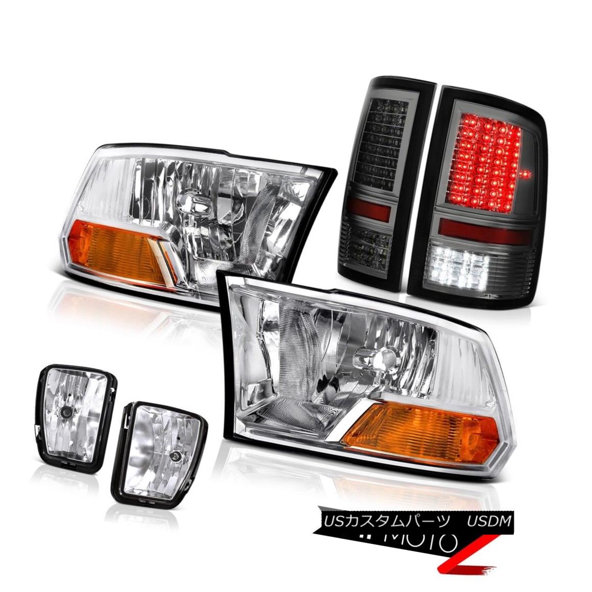 テールライト 13-18 Ram 1500 SLT Rear Brake Lights CrySTal Clear Fog Headlamps LED \