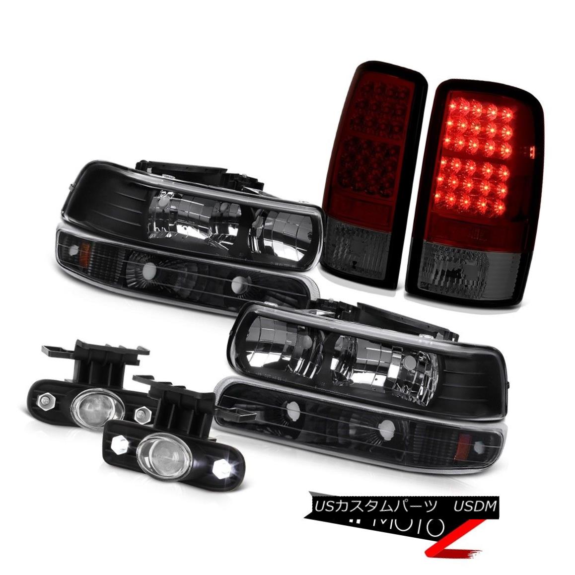 テールライト 00 01 02 03 04 05 06 Tahoe LT Clear/Black Headlight LED Taillights Projector Fog 00 01 02 03 04 05 06タホLTクリア/ブラックヘッドライトLEDテールライトプロジェクターフォグ 【並行輸入品】