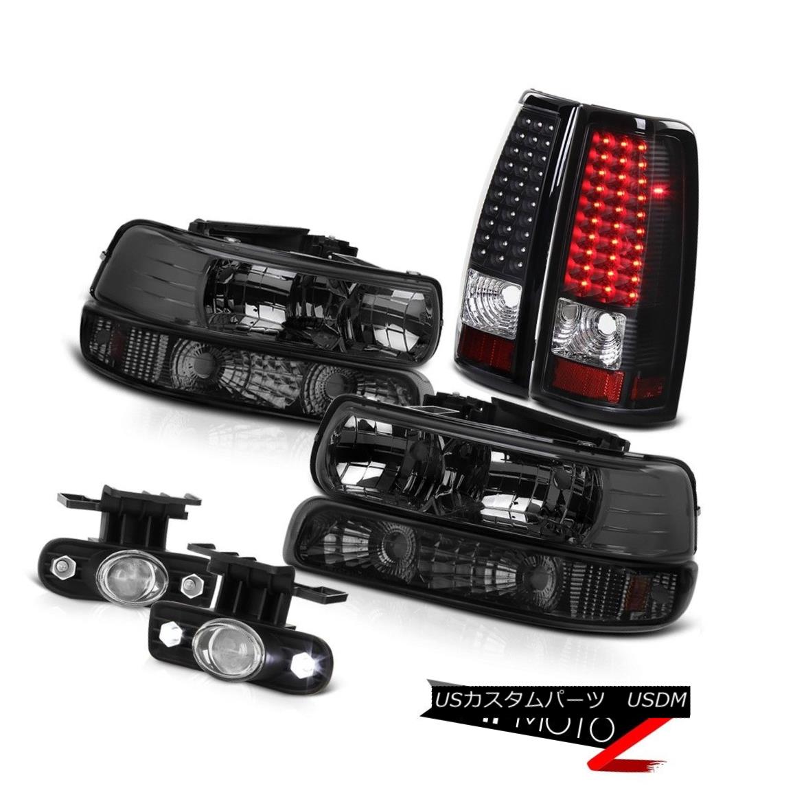 テールライト 99 00 01 02 Silverado Dark Smoke Headlight Bumper Lights Tail SMD DRL Foglights 99 00 01 02 SilveradoダークスモークヘッドライトバンパーライトテールSMD DRL Foglights 【並行輸入品】 62,315円