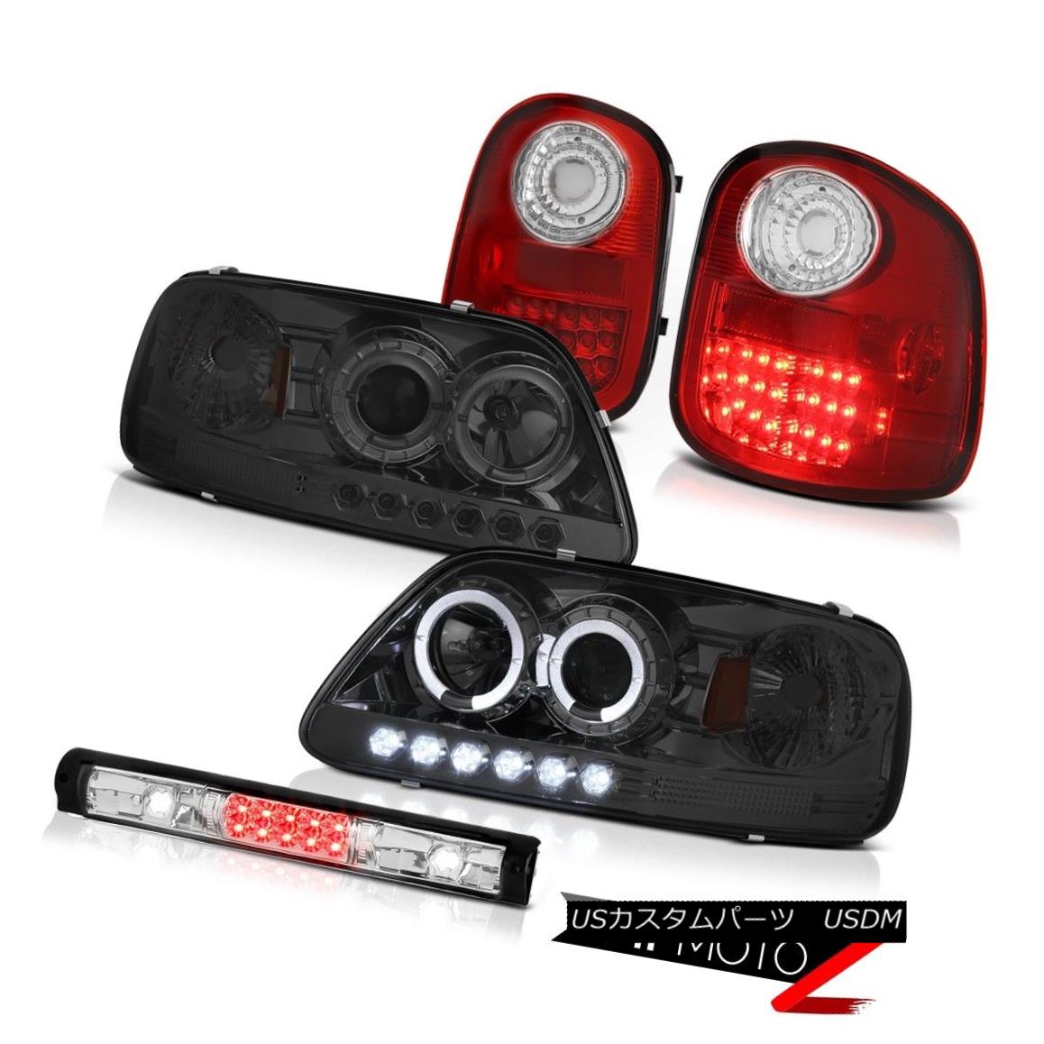 テールライト Dark Halo Headlights LED Brake Tail Lights Cargo 1997-2003 Ford F150 Flareside ダークハローヘッドライトLEDブレーキテールライトカーゴ1997-2003 Ford F150 Flareside 【並行輸入品】
