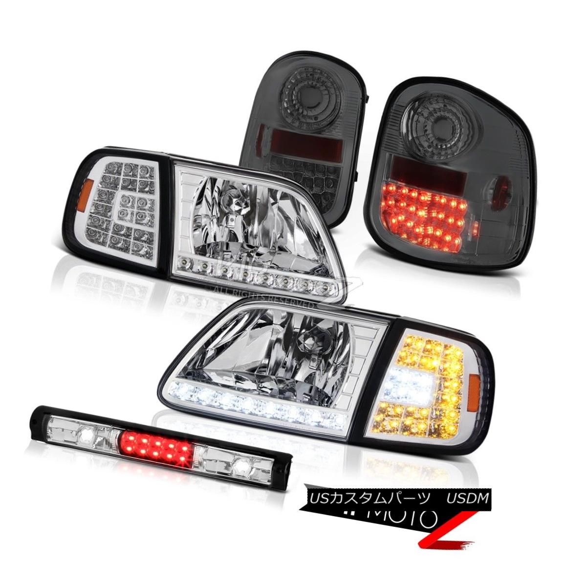 テールライト Euro SMD Bumper+Headlamps LED TailLamps Black 3RD 97-03 F150 Flareside Lightning ユーロSMDバンパー+ヘッドラム ps LED TailLamps Black 3RD 97-03 F150 Flareside Lightning 【並行輸入品】