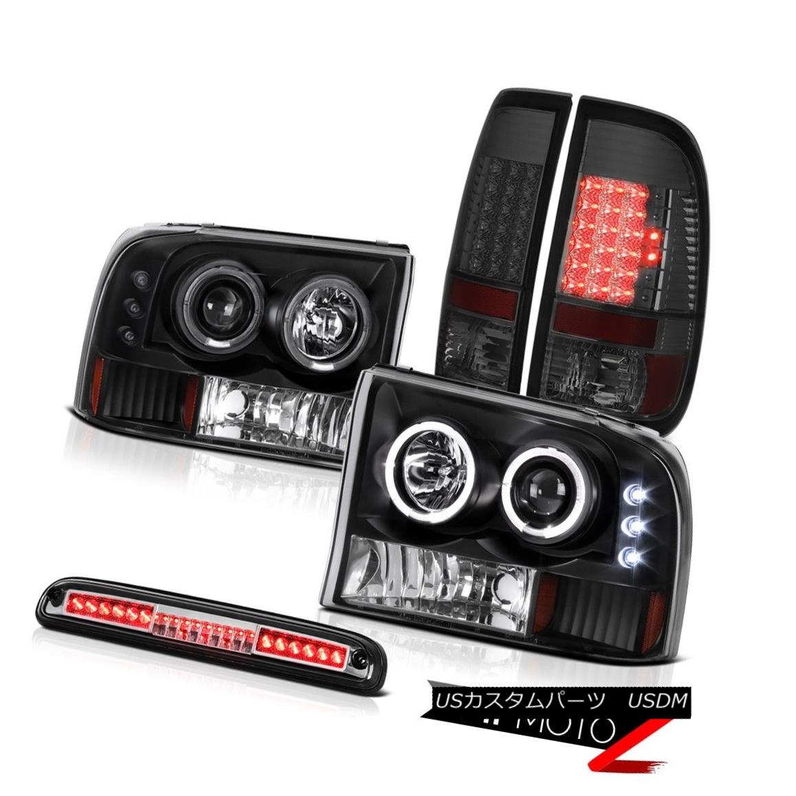 テールライト 1999-2004 Ford F250 SD Headlights Projector Parking Tail Lights Chrome 3rd LED 1999-2004フォードF250 SDヘッドライトプロジェクターパーキングテールライトクローム第3 LED 【並行輸入品】