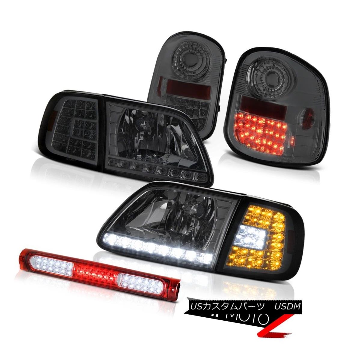 テールライト SMD Bumper+Headlights LED Taillights 3rd Brake Red 1997-2003 Ford F150 Flareside SMDバンパー+ヘッドライト hts LEDテールライト第3ブレーキ赤1997-2003 Ford F150 Flareside 【並行輸入品】