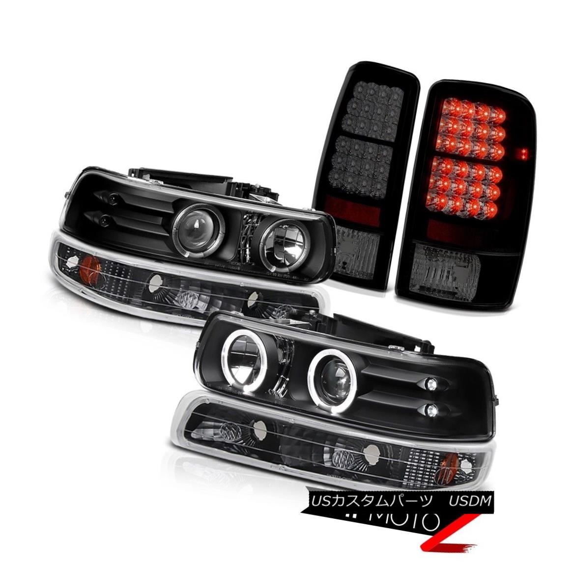 Eye Angel Headlights テールライト 車用品 2x 01 06 Brake Lamps Smoke 01 06 Tahoe Projector Parking Smoke Led Z71 2xエンジェルアイプロジェクターヘッドライトパーキングスモークledブレーキランプ01 06タホz71 World倉庫 店車用品 バイク用品 車用品 パーツ