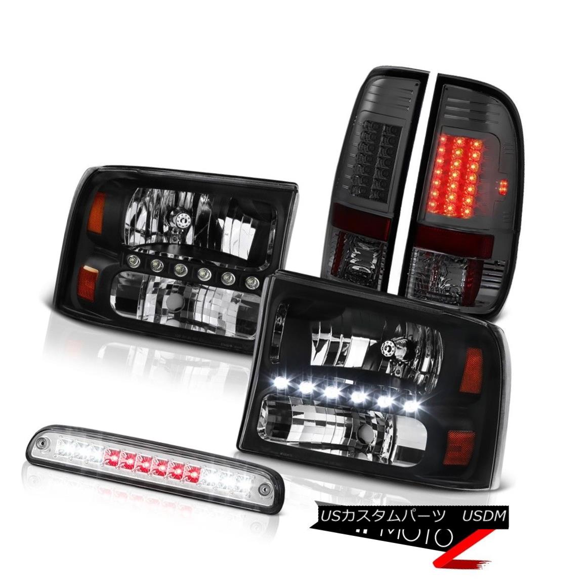 テールライト Black Headlights High Brake Cargo LED ブラックヘッド