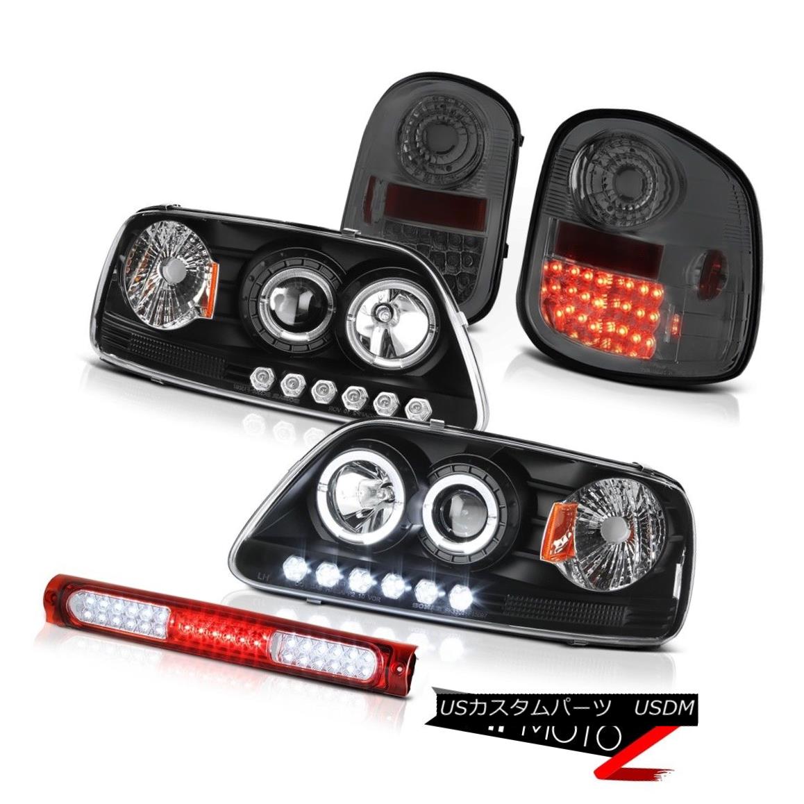 テールライト LED Angel Eye Headlights Taillamps High Stop 1997-2003 F150 Flareside King Ranch LEDエンジェルアイヘッドライトタイルランプハイストップ1997-2003 F150 Flareside King Ranch 【並行輸入品】