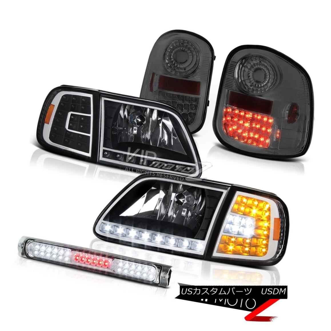 テールライト Black LED Headlights Tail Lights 3rd Cargo 97-03 F150 Flareside Harley Davidson ブラックLEDヘッドライトテールライト3rd Cargo 97-03 F150 Flareside Harley Davidson 【並行輸入品】 61,408円