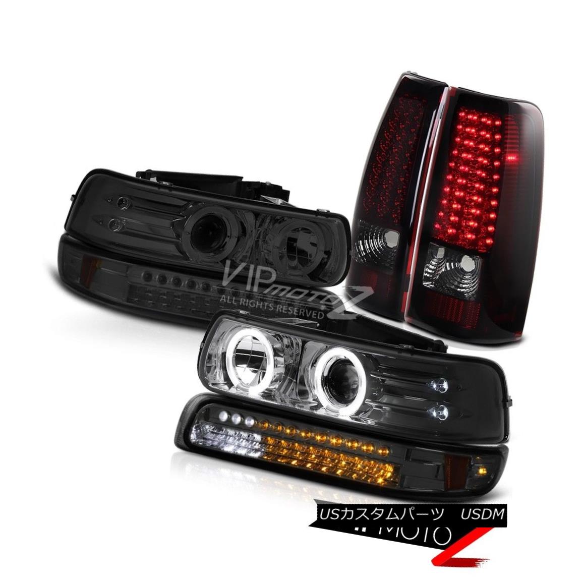 テールライト Smoke DRL Projector LED Bumper Burgundy Taillights 99 00 01 02 Silverado 2500HD スモークDRLプロジェクターLEDバンパーブルゴーニュティールライト99 00 01 02シルバラード2500HD 【並行輸入品】 61,408円