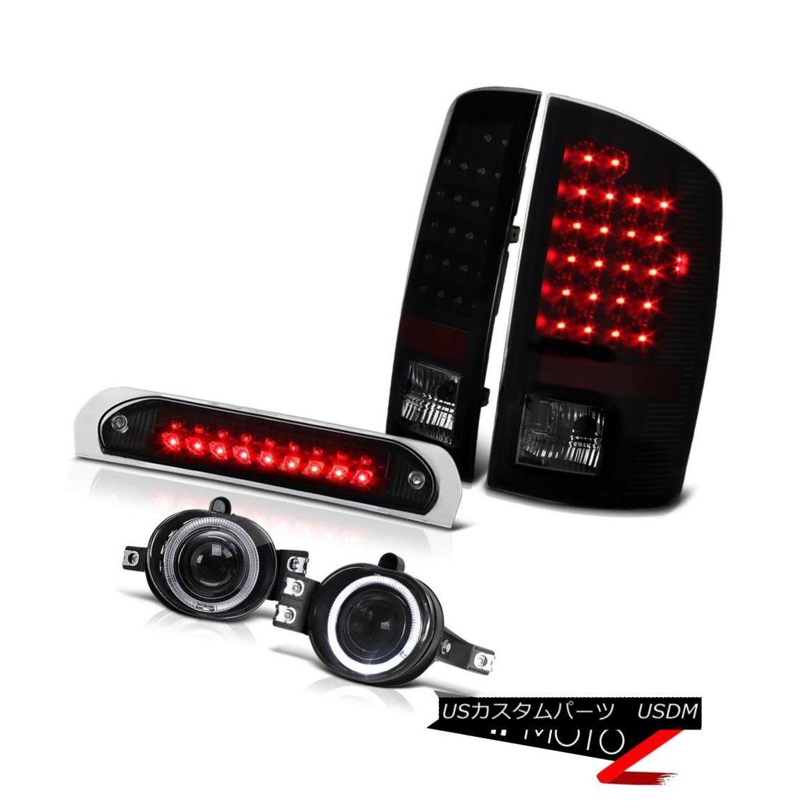 テールライト Sinister Black LED Tail Lights Projector Fog Roof Stop 2007 2008 Ram PowerTech Sinister Black LEDテールライトプロジェクタ曇り屋根停止2007 2008 Ram PowerTech 【並行輸入品】