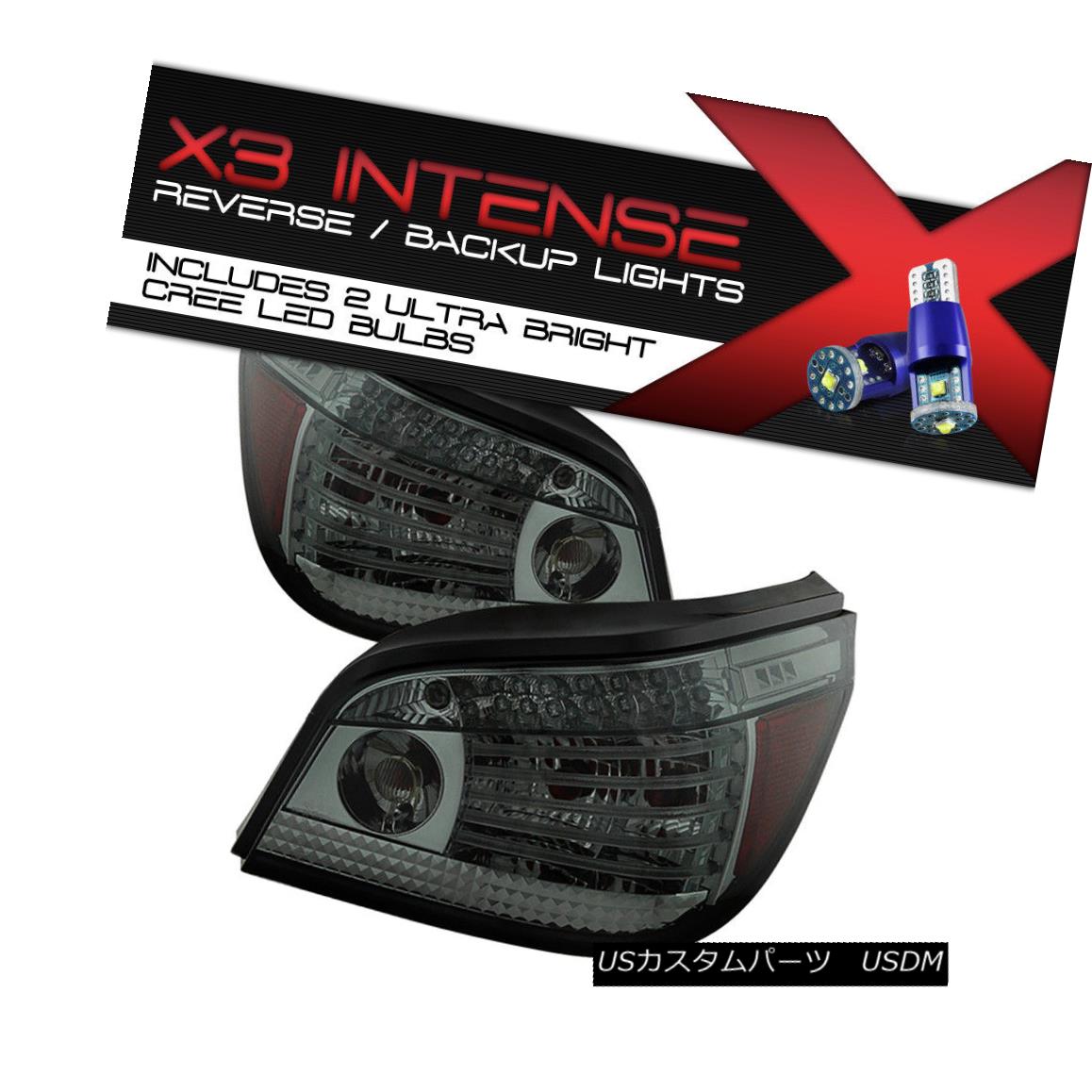 テールライト Cree LED Backup 2008-2010 BMW E60 535i 550i M5 Smoke Tail Brake Lights Signal Cree LEDバックアップ2008-2010 BMW E60 535i 550i M5煙テールブレーキライト信号 【並行輸入品】 61,408円