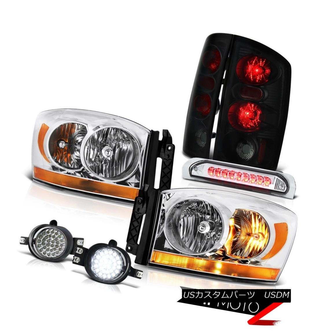 テールライト 2006 Ram 1500 Headlamps Foglamps Roof Cab Lamp Sinister Black Rear Brake Lamps 2006ラム1500ヘッドランプフォグランプルーフキャブランプ灰色黒リアブレーキランプ 【並行輸入品】 62,315円