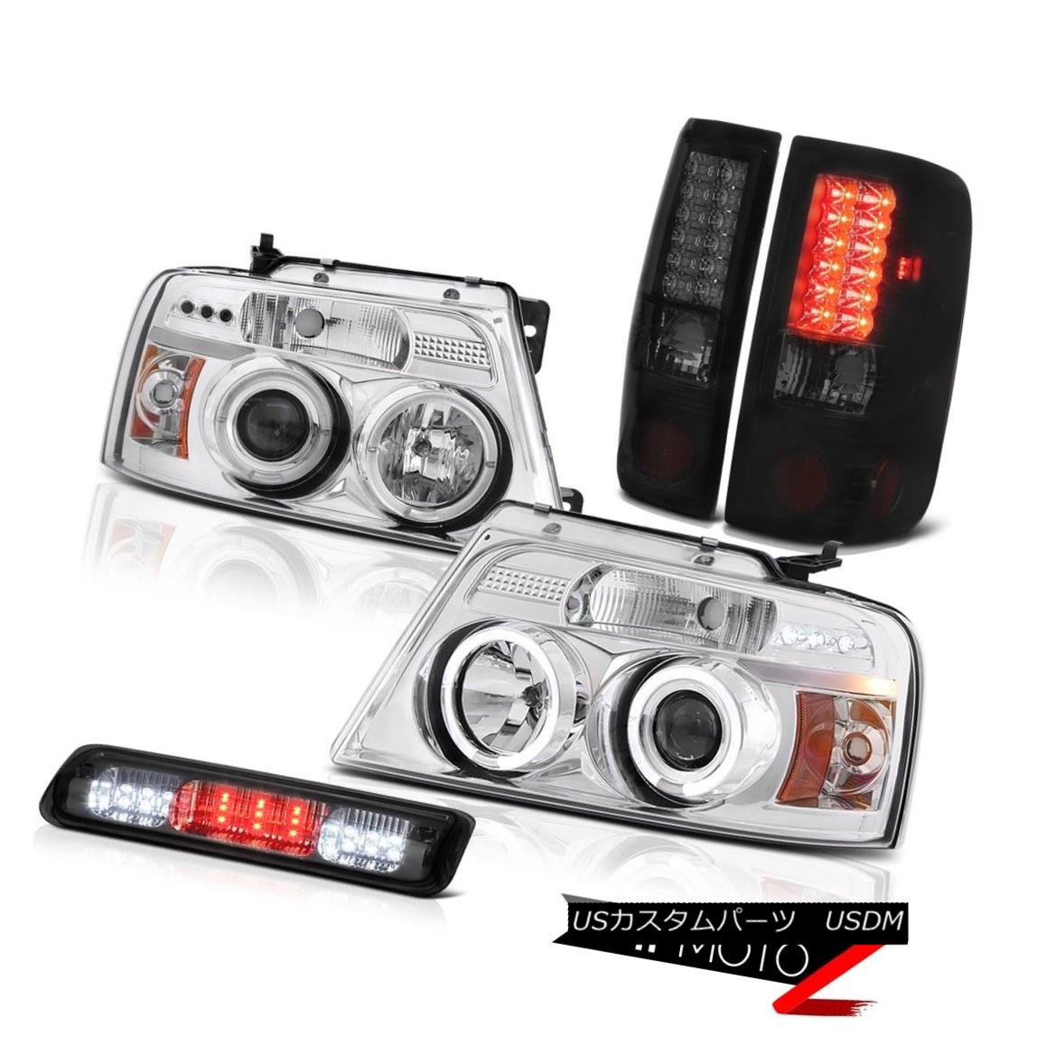 テールライト 04 05 06 07 08 Ford F150 FX4 Smokey Roof Brake Lamp Headlamps Rear Lights SMD 04 05 06 07 08フォードF150 FX4スモーキールーフブレーキランプヘッドランプリアライトSMD 【並行輸入品】