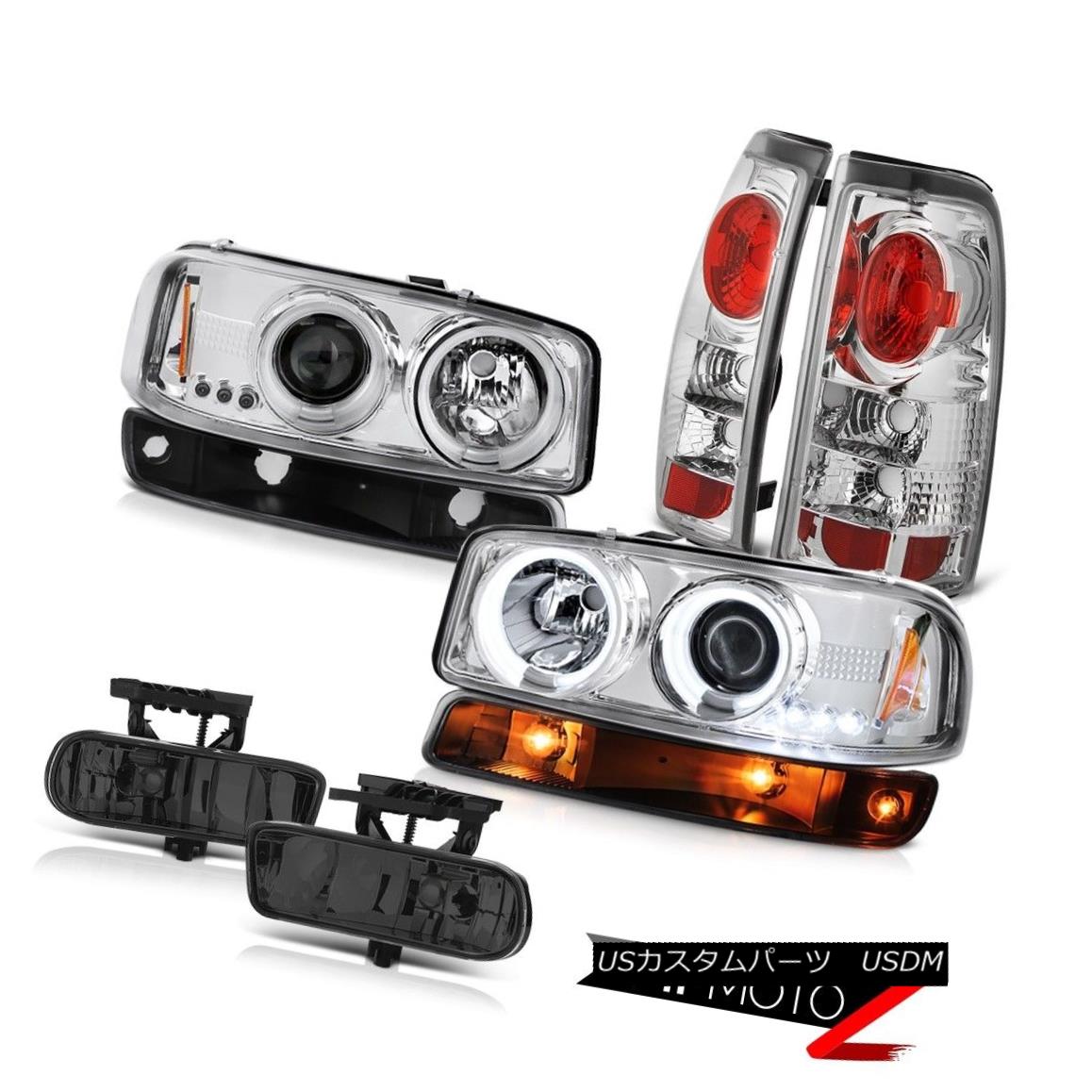 テールライト 99 00 01 02 Sierra 6.0L Fog lamps euro clear tail turn signal ccfl Headlamps 99 00 01 02 Sierra 6.0Lフォグランプユーロクリアテールターンシグナルccflヘッドランプ 【並行輸入品】
