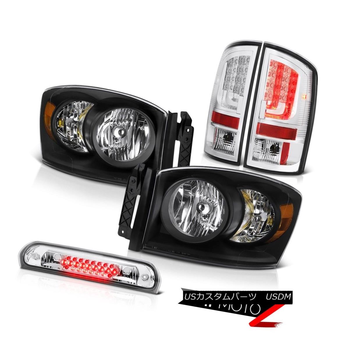 テールライト 2006 Ram WS Tail Lights Black Headlights Roof Cab Light \