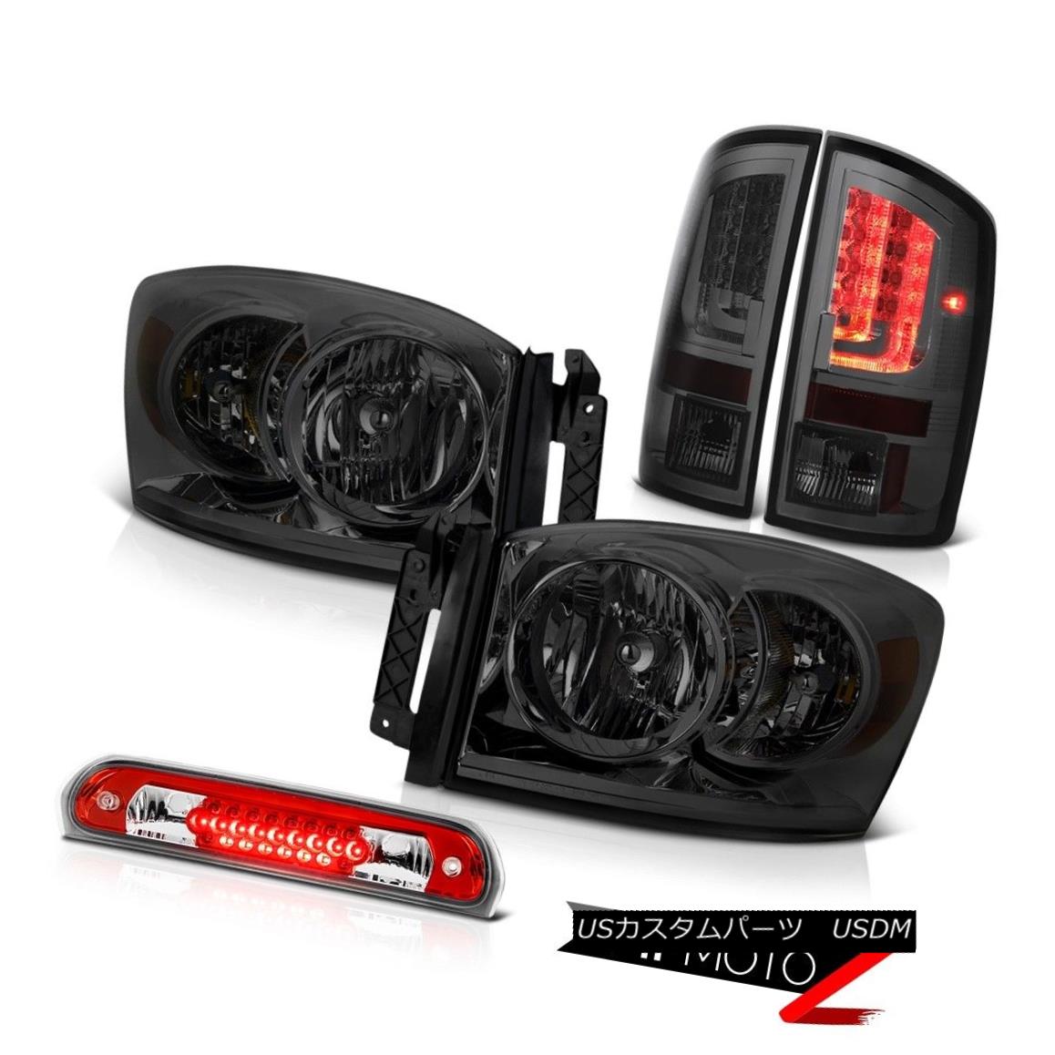 テールライト 2006 Ram 5.7L Graphite Smoke Tail Lamps Headlights Roof Brake Lamp \