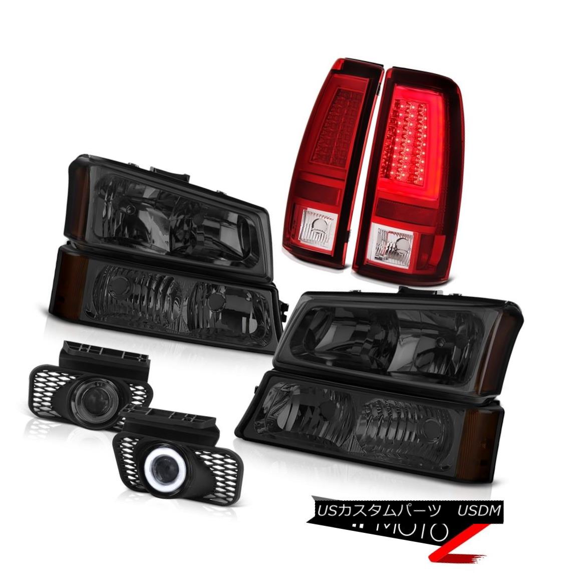 テールライト 03-06 Silverado 1500 Tail Brake Lamps Smokey Parking Lamp Headlamps Foglights 03-06 Silverado 1500テールブレーキランプスモーキー駐車ランプヘッドランプフォグライト 【並行輸入品】