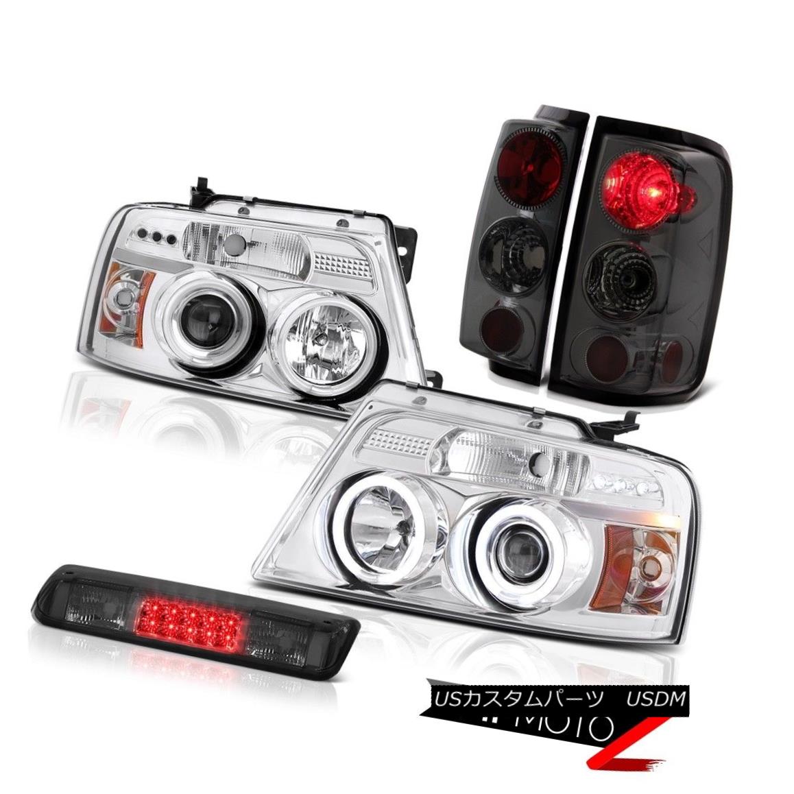 テールライト 2004-2008 Ford F150 FX4 Third Brake Light Euro Clear Headlights Tail Lights Euro 2004-2008フォードF150 FX4第3ブレーキライトユーロクリアヘッドライトテールライトユーロ 【並行輸入品】