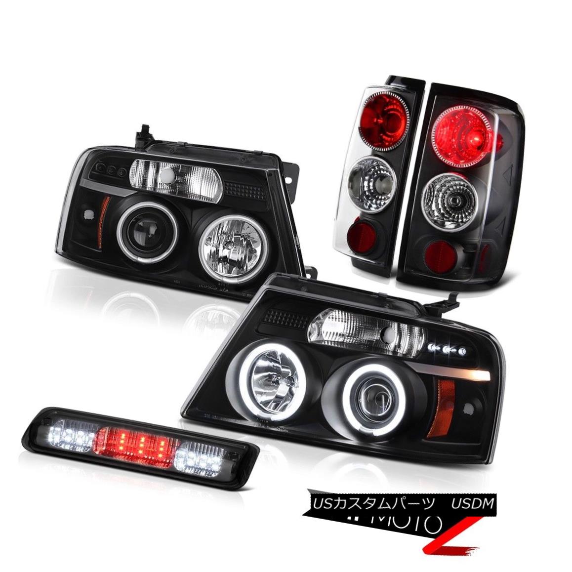 テールライト 04-08 Ford F150 XLT Roof Cargo Light Headlamps Tail Lamps CCFL Ring Altezza Euro 04-08 Ford F150 XLTルーフカーゴライトヘッドランプテールランプCCFLリングアルテッツァユーロ 【並行輸入品】