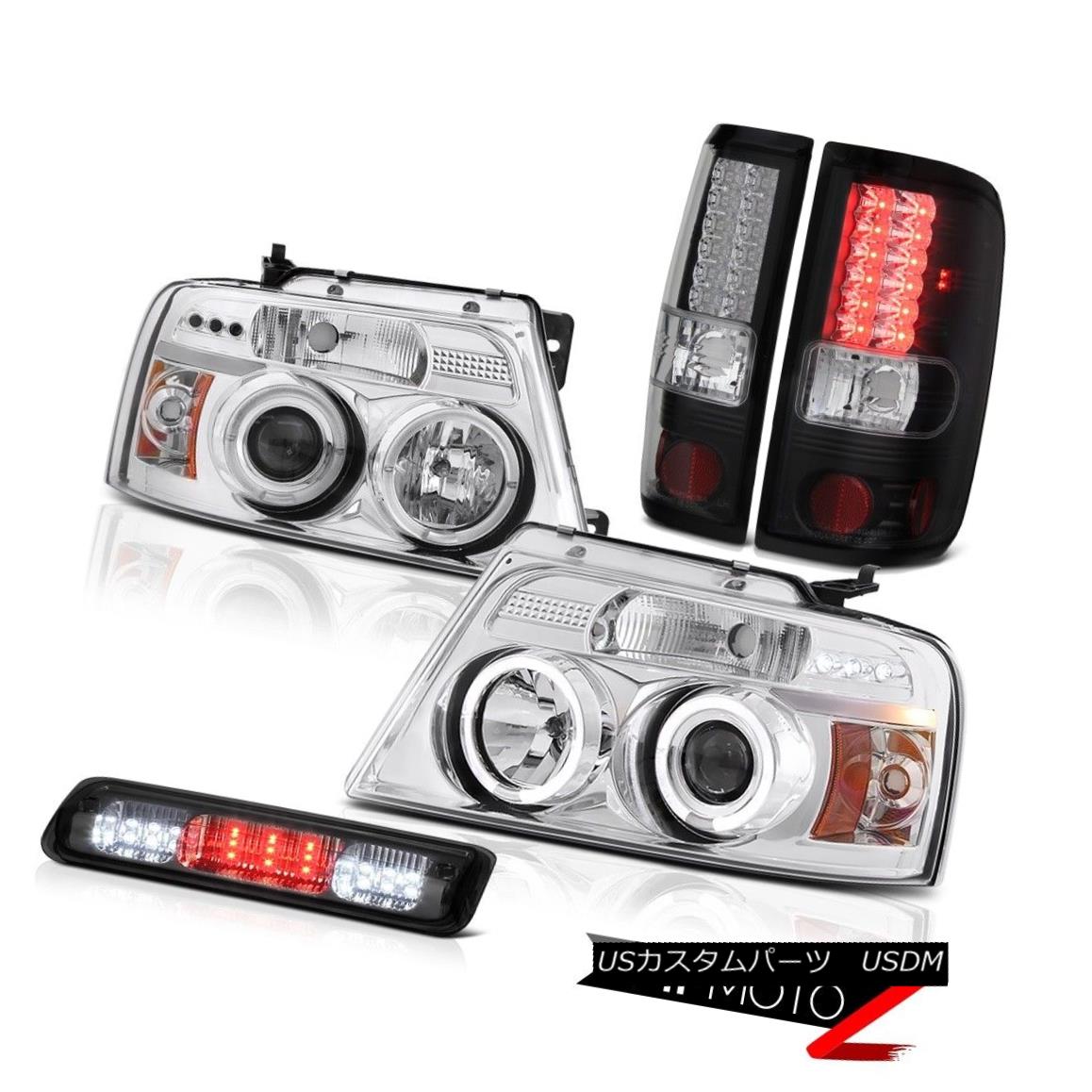 テールライト 04-08 Ford F150 FX4 3rd Brake Lamp Euro Clear Headlamps Taillights \