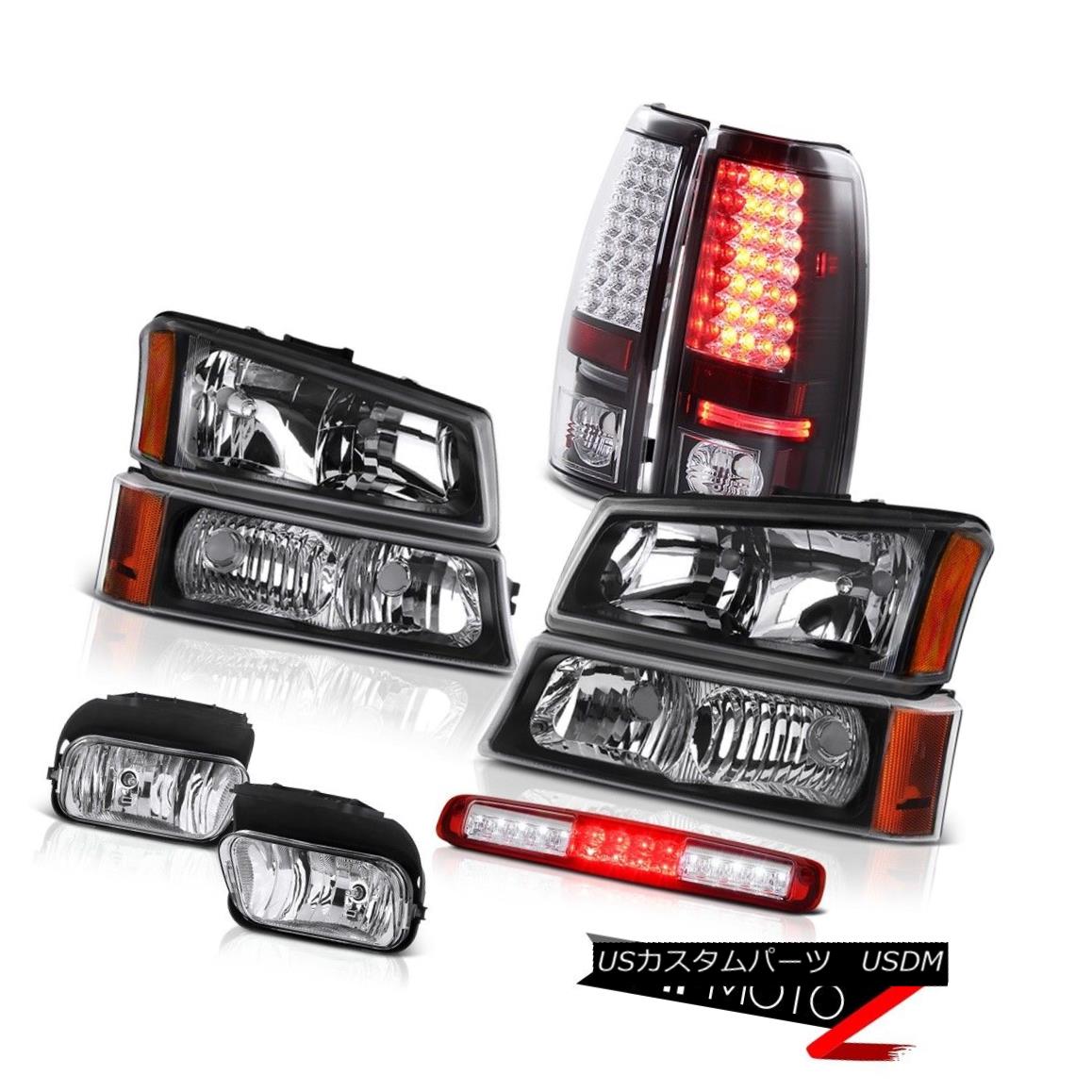 テールライト 2003-2006 Silverado 2500Hd Headlights Chrome Foglamps Roof Cab Lamp Taillights 2003-2006 Silverado 2500Hdヘッドライトクロームフォグランプルーフキャブランプテールライト 【並行輸入品】