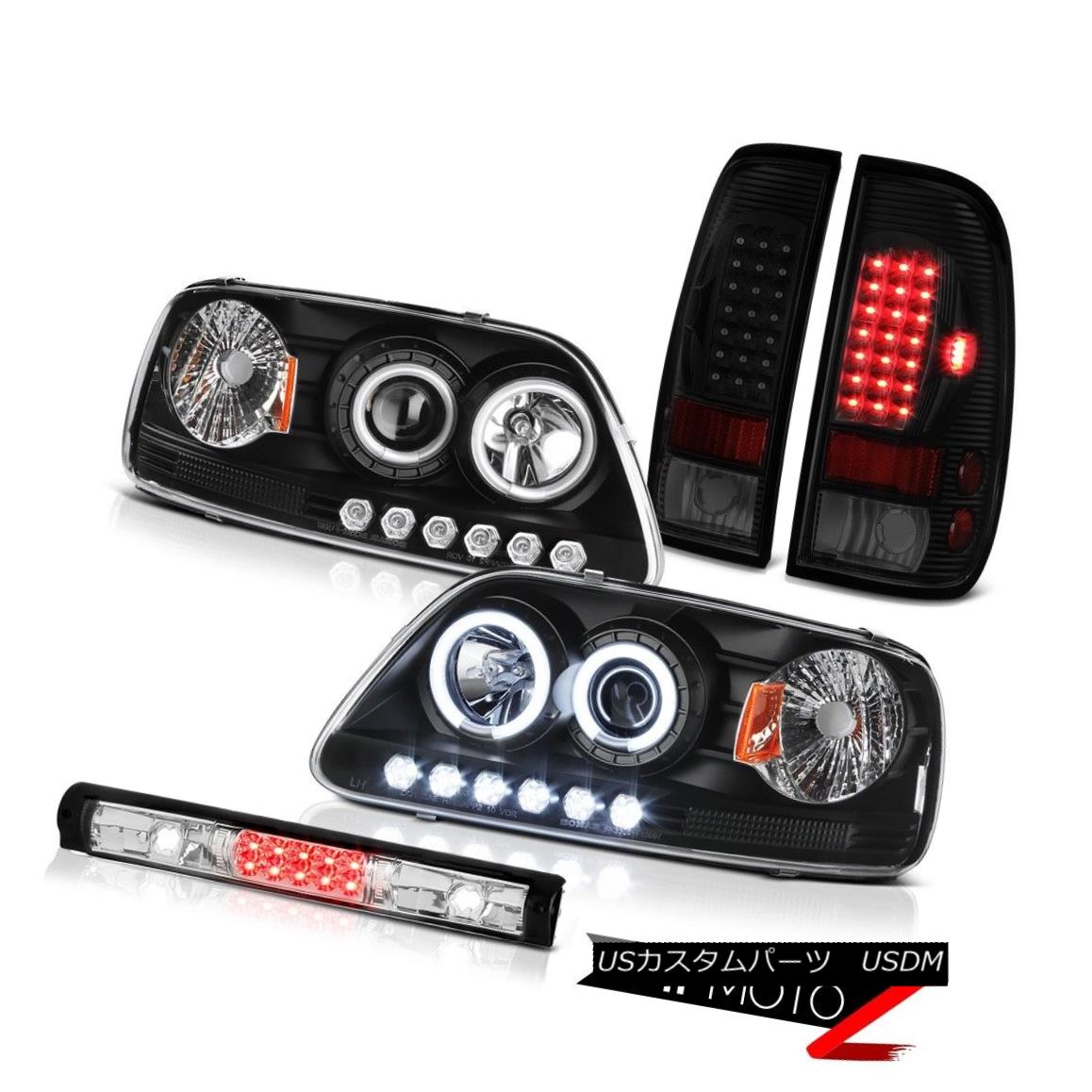 テールライト 97-03 F150 King Ranch Chrome Roof Cab Lamp Tail Lamps Infinity Black Headlights 97-03 F150キングランチクロームルーフキャブランプテールランプインフィニティブラックヘッドライト 【並行輸入品】