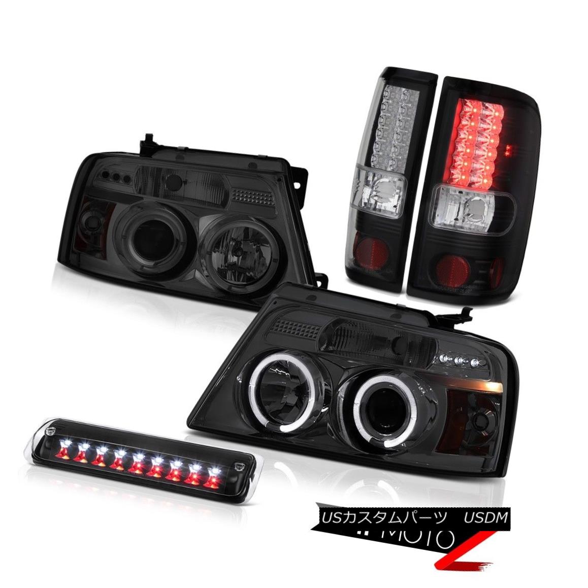 テールライト 04 05 06 07 08 Ford F150 XLT Roof Cargo Light Smoked Headlights Rear Brake Lamps 04 05 06 07 08フォードF150 XLT屋根カーゴライトスモークヘッドライトリアブレーキランプ 【並行輸入品】