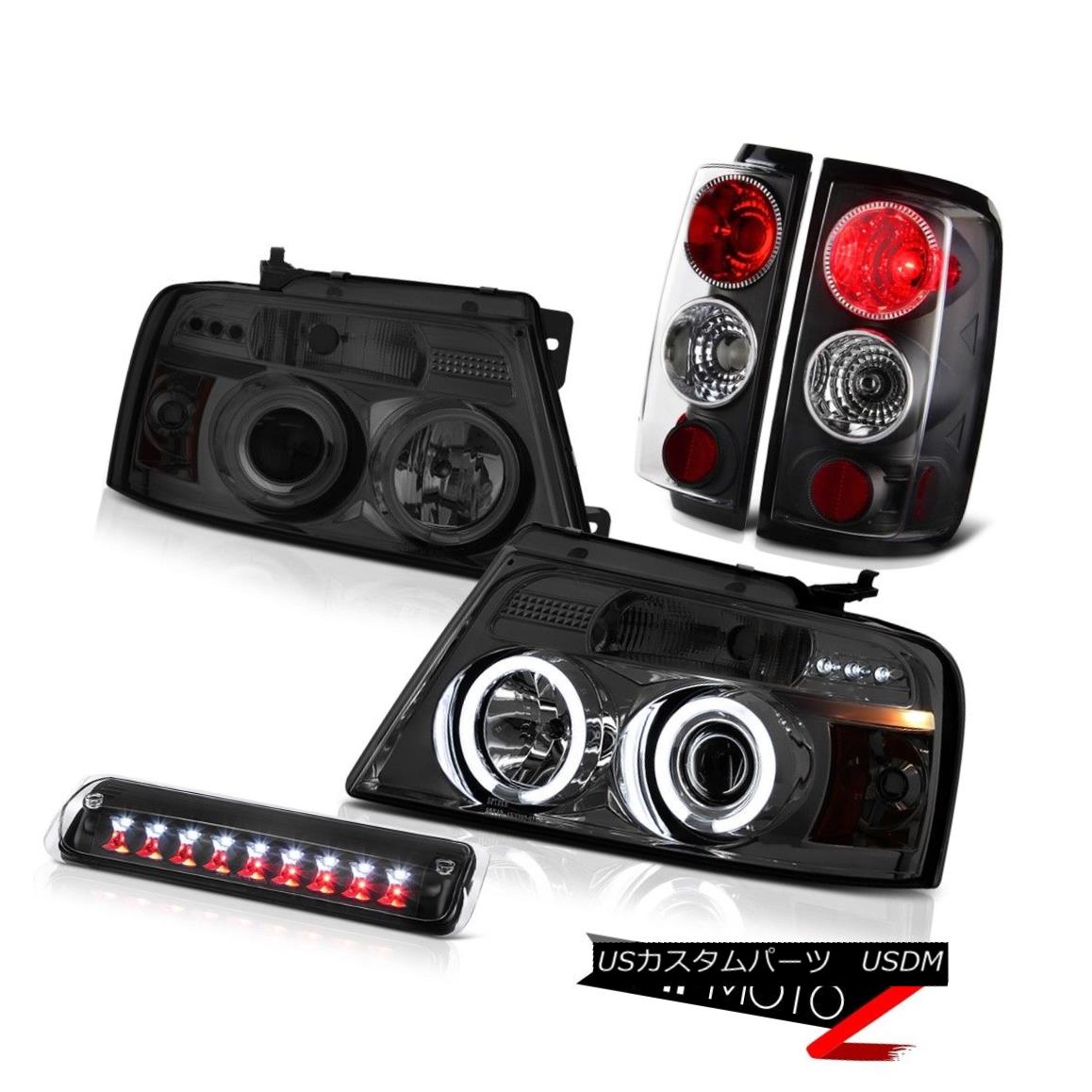 テールライト 04-08 Ford F150 Lariat Roof Cargo Lamp Headlamps Tail Brake Lamps LED CCFL Ring 04-08 Ford F150ラリアートルーフカーゴランプヘッドランプテールブレーキランプLED CCFLリング 【並行輸入品】