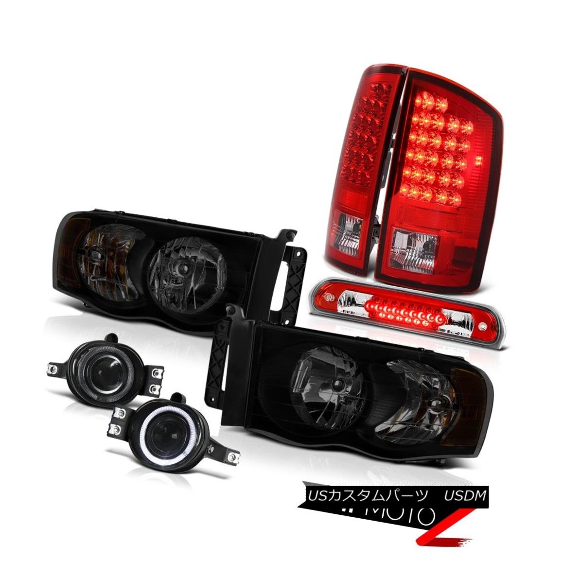 テールライト 02-05 Dodge Ram 1500 2500 Ws Headlamps Fog Lamps Third Brake Lamp Parking Lights 02-05ダッジラム1500 2500 Wヘッドランプフォグランプ第3ブレーキランプパーキングライト 【並行輸入品】