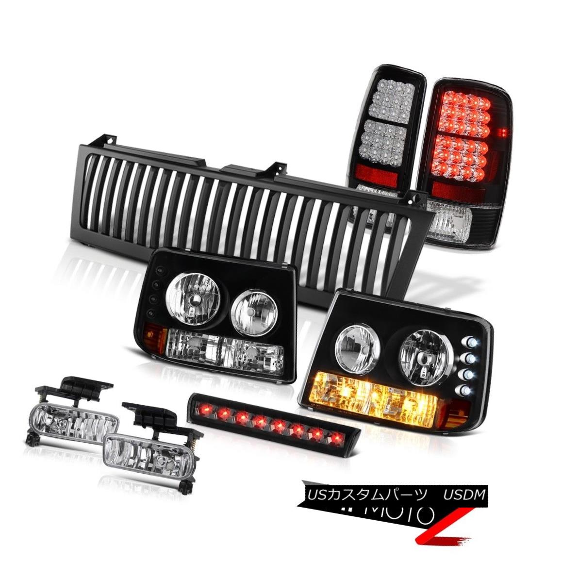 テールライト Bumper+Headlights Black Brake TailLights Fog Tinted 3rd LED 2000-06 Suburban Z71 バンパー+ヘッドリッグ htsブラックブレーキテールライトフォグTinted 3rd LED 2000-06郊外Z71 【並行輸入品】｜カスタムパーツ WORLD倉庫