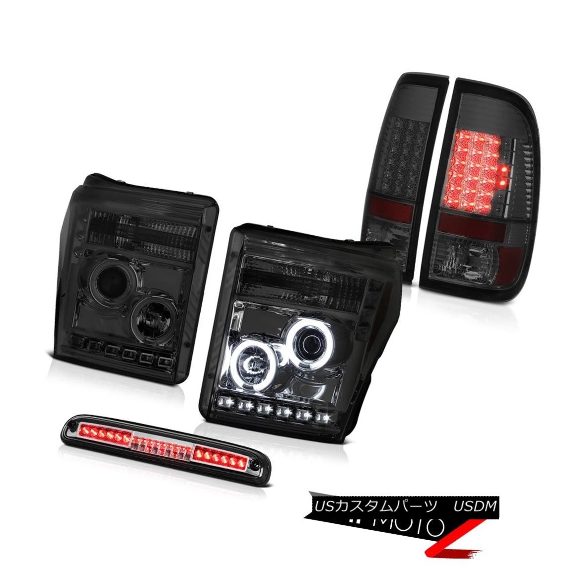テールライト 2011-2016 F350 Xl Euro Clear Roof Cab Light Tail Brake Lamps Projector Headlamps 2011-2016 F350 X1ユーロクリア屋根キャブライトテールブレーキランププロジェクターヘッドランプ 【並行輸入品】