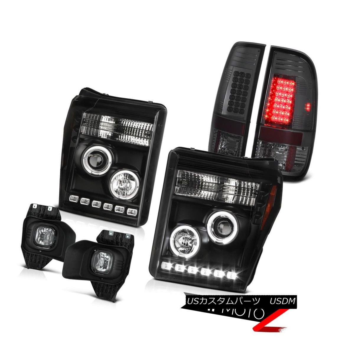 テールライト 11-16 F350 Xlt Fog Lights Smokey Tail Lamps Nighthawk Black Projector Headlights 11-16 F350 Xltフォグライトスモーキーテールランプナイトホークブラックプロジェクターヘッドライト 【並行輸入品】